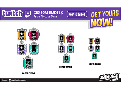 Custom Twitch Badges for Golderagaming discord doodle emoji emoticon mixer mixeroverlay mixerstreamer panel sticker stickers stream panel streamingsetup subbadges twichemote twitch twitchbadge twitchemote twitchoverlay twitchstreamer twitchsubbadges