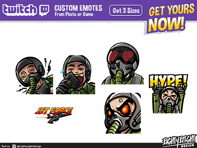 Custom Twitch Emotes for Gtijet