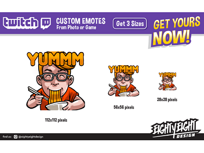 Custom Twitch Emotes for Khlear