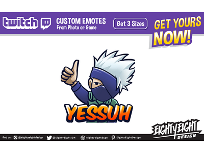 Custom Twitch Emotes for Euhlfn