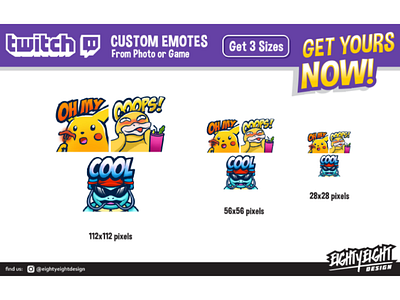 Custom Twitch Emotes for proudpancake cartoondesign characterdesign doodle emoji emoticon mascotlogo mixer mixerstreamer panel sticker stickers stream panel streamingsetup subbadges twichemote twitch twitchbadge twitchemotes twitchstreamer twitchsubbadges