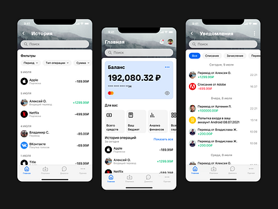 Finance App Concept Mobile