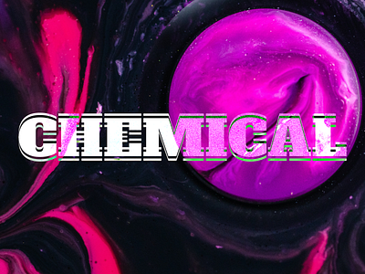 chemical abstract chemical creative design font minimal new type typography