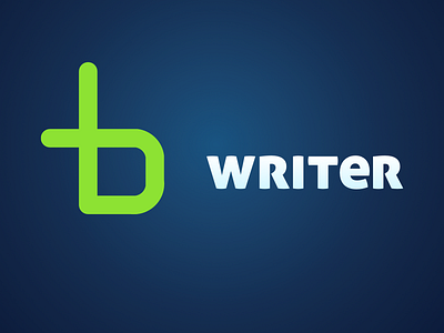 Boxwriter Logo 'Night Mode' b icon publishing symbol writer