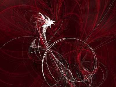 Spine Flyer abstract digital flying illustration painting