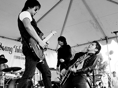 Philippines Independence Day | Carson, California black and white philippines rock and roll