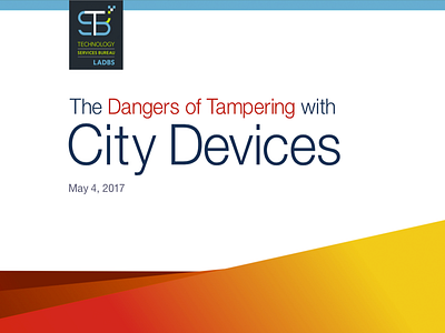 Device Dangers: Security Piece