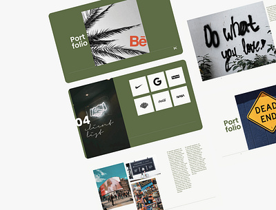 Minimal Portfolio Template brand branding design graphic graphic design illustrator lettering minimal typography vector