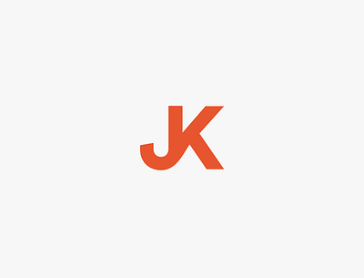 JK Logo branding design graphic graphic design illustrator lettering logo minimal typography vector