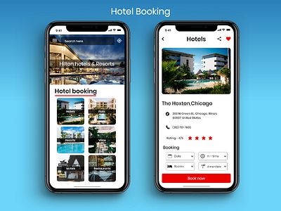 Daily UI - Hotel Booking app app design hotel app hotel booking hotel branding icon mockup ui ux