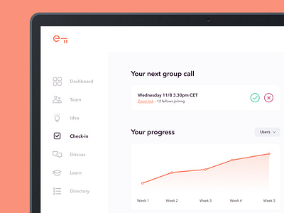 Remote cohort management product for a startup program