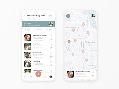 Urban Journalist app map mobile