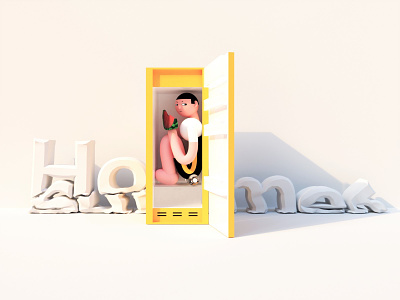 The firdge 3dillustration 3dmodel cinema4d design digital art graphic illustration