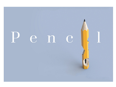 Pencil project #1 3d art 3dillustration 3dmodel cinema4d design digital art graphic illustration pencil render