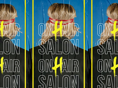 Hair salon branding advertising artdirection brand branding branding design design digital logo type typography