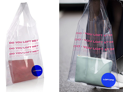 Plastic bag advertising artdirection brand branding design identity branding identity design type typography