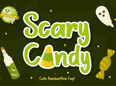 FREEBIES | Scary Candy Font beauty cute display font fonts free freebies freefont handwritten font lovely font