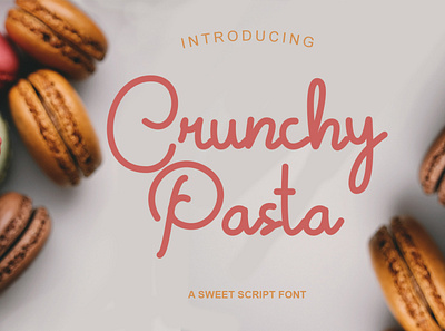 Crunchy Pasta Font beauty font fonts free freebies freefont handwritten font lovely font script script font