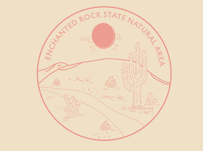 Enchanted Rock State Natural Area Logo logo