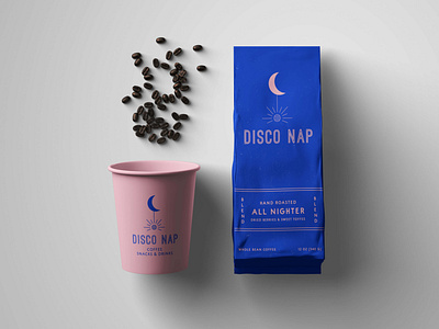 Disco Nap Coffee Brand Packaging