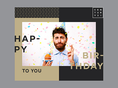 Century 21 Birthday Greeting - Work in progress century 21 cupcake electronic graphic design greeting card happy birthday layout real estate wish