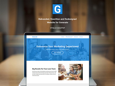 Generate Website 2016 Rebrand, Design, Development