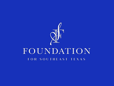 The Foundation for Southeast Texas art branding cobalt design graphic design illustration logo nonprofit southeast texas texas typography vector