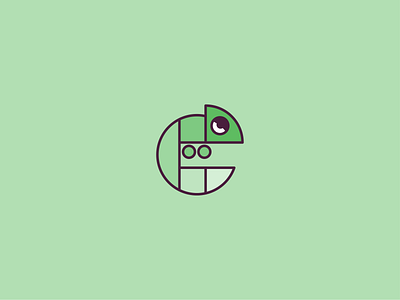 Chameleon Logo for Instagram Account chameleonfury adobe adobe illustrator branding design flat graphicdesign illustration logo minimal vector web