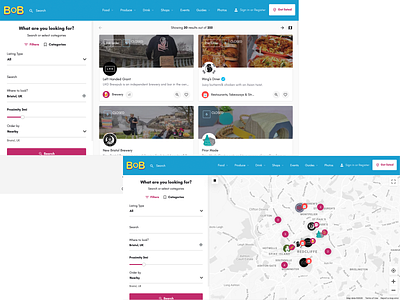 Best of Bristol Website | Desktop Map bristol web design