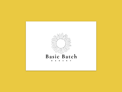 Basic Batch Bakery Logo design illustration logo logodesign logos minimal typography