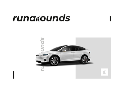 Runarounds brand car identity logo