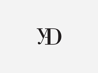 Y and D class fashion logo mark monogram simple style