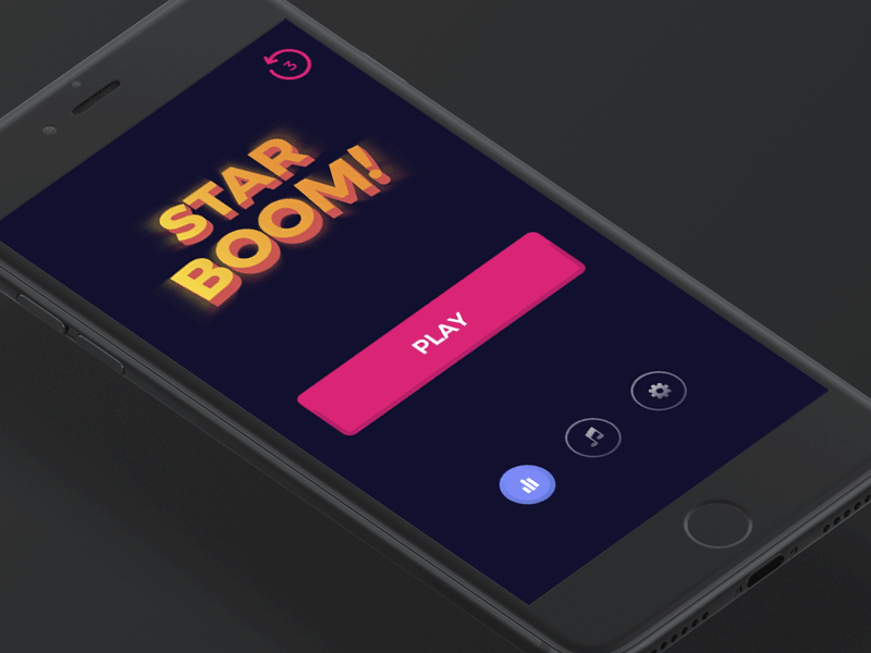 Star Boom! app boom fun game game app leaderboard play space star