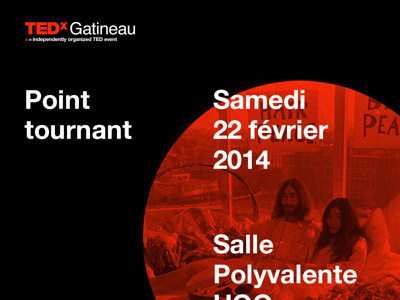 TEDx Gatineau website grid visual design web