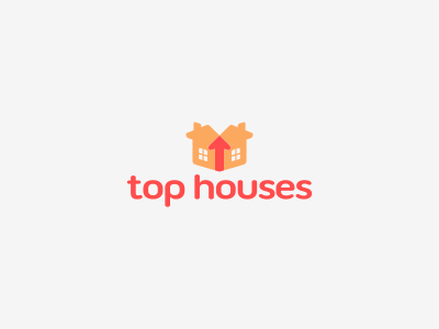 Top Houses Freebie arrow free free houses logo free psd freebie house houses mark minimal real estate logo simple