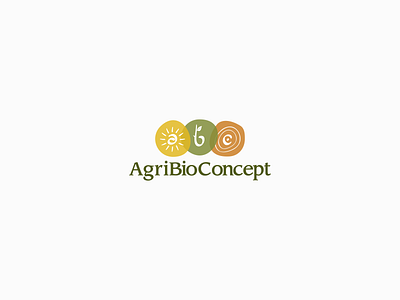 AgriBioConcept agriculture bio colors fresh logo logodesign mark natural organic simple sun