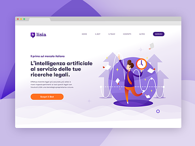 Landing Page for Legal Chatbot brand identity chat chatbot landing page law legal logo visual
