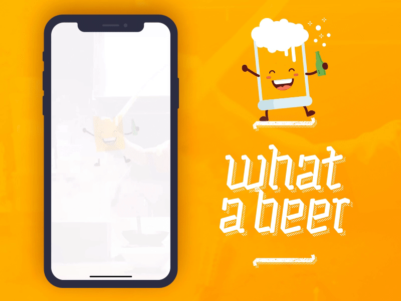 Vote for Your Favourite Beer - Mobile - App app beer mobile ui motion motion ux principle prototype ui voting