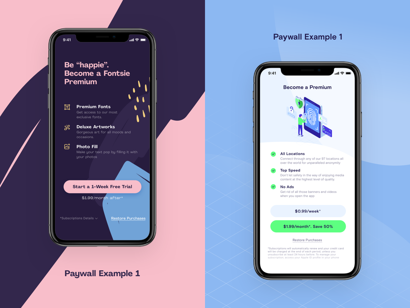 Paywall example. Paywall IOS. Paywall UI Design. Пейволлы это.