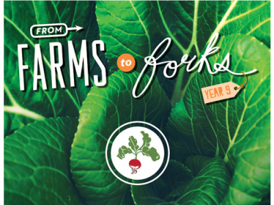 From Farms to Fork Gala branding design food graphic design icon logo poster design vancouver