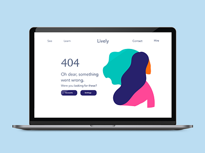 Daily UI 008 404 Page 404 page branding daily ui dailyui design illustration interaction design minimal ui ux vector vector illustration