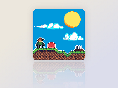 Platformer Mockup 2 minimal pixel pixel art