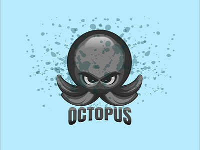 Octopus illustrations logo logodesign puangfikar