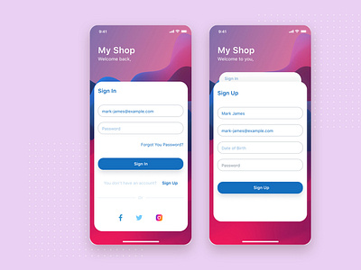 Log In Form UI concept by Sy Thong Nguyen on Dribbble