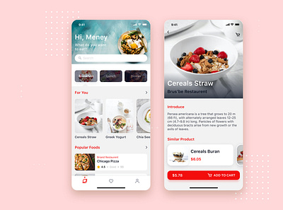 Food App Form UI concept app food app form fresh design infomation ui design mobile theme ui ui design ui kit uidesign