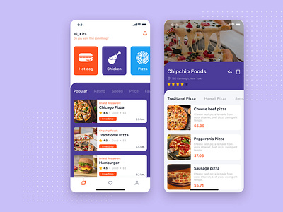 Food App UI concept by Sy Thong Nguyen on Dribbble