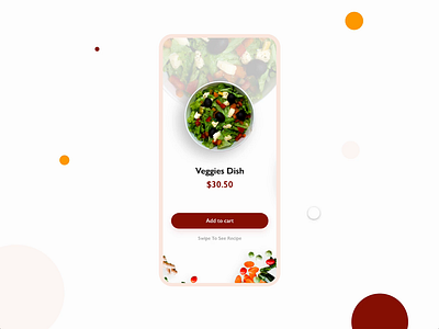 Food Application Design animation app design graphicdesign interaction mobile app design ui ui design ux design