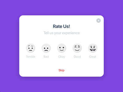Rate Your Experience animation design graphicdesign interaction design ui design ux design