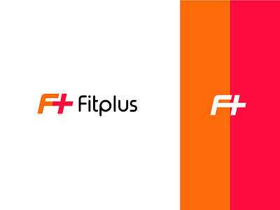 Fitplus Brand Logo branding graphicdesign iconography logo mobile app design ui design ux design vector