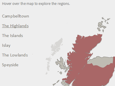 Interactive Map pixel nourish small project code scotland map